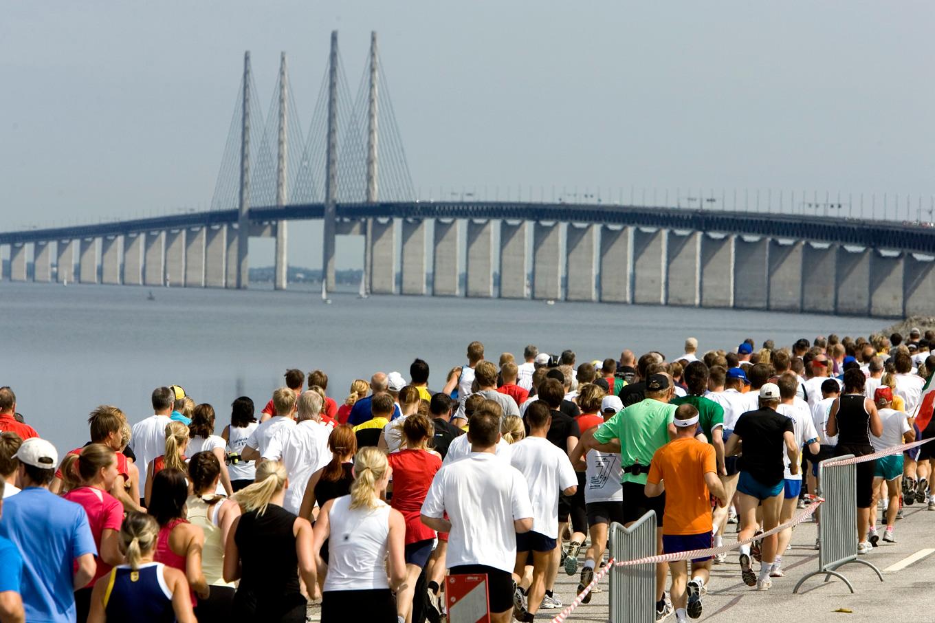 Det senaste Broloppet över Öresundsbron genomfördes 2010. Här en bild från upplagan 2006. Arkivbild. Foto: Stig-Åke Jönsson/TT