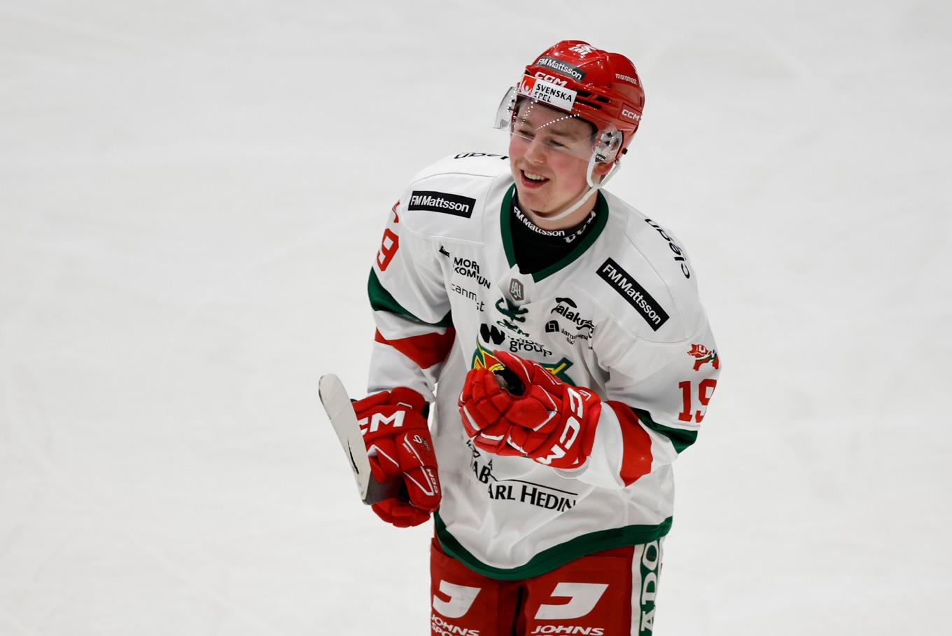 Petter Vesterheim och Mora är vidare till semifinal i hockeyallsvenskans slutspel. Arkivbild. Foto: Christine Olsson/TT