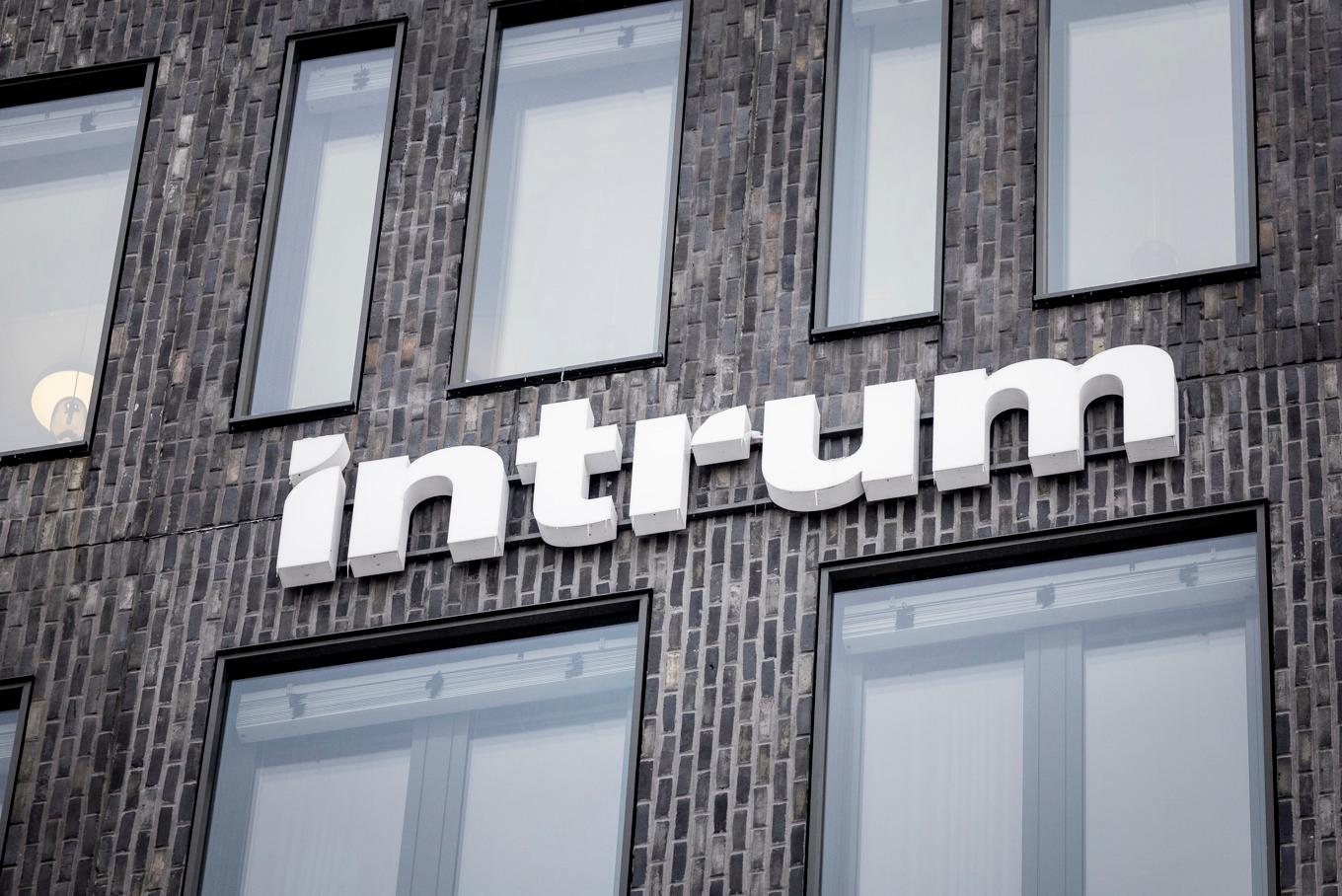 Kredithanteringsbolaget Intrums huvudkontor i Sickla i Stockholm. Arkivbild. Foto: Christine Olsson/TT