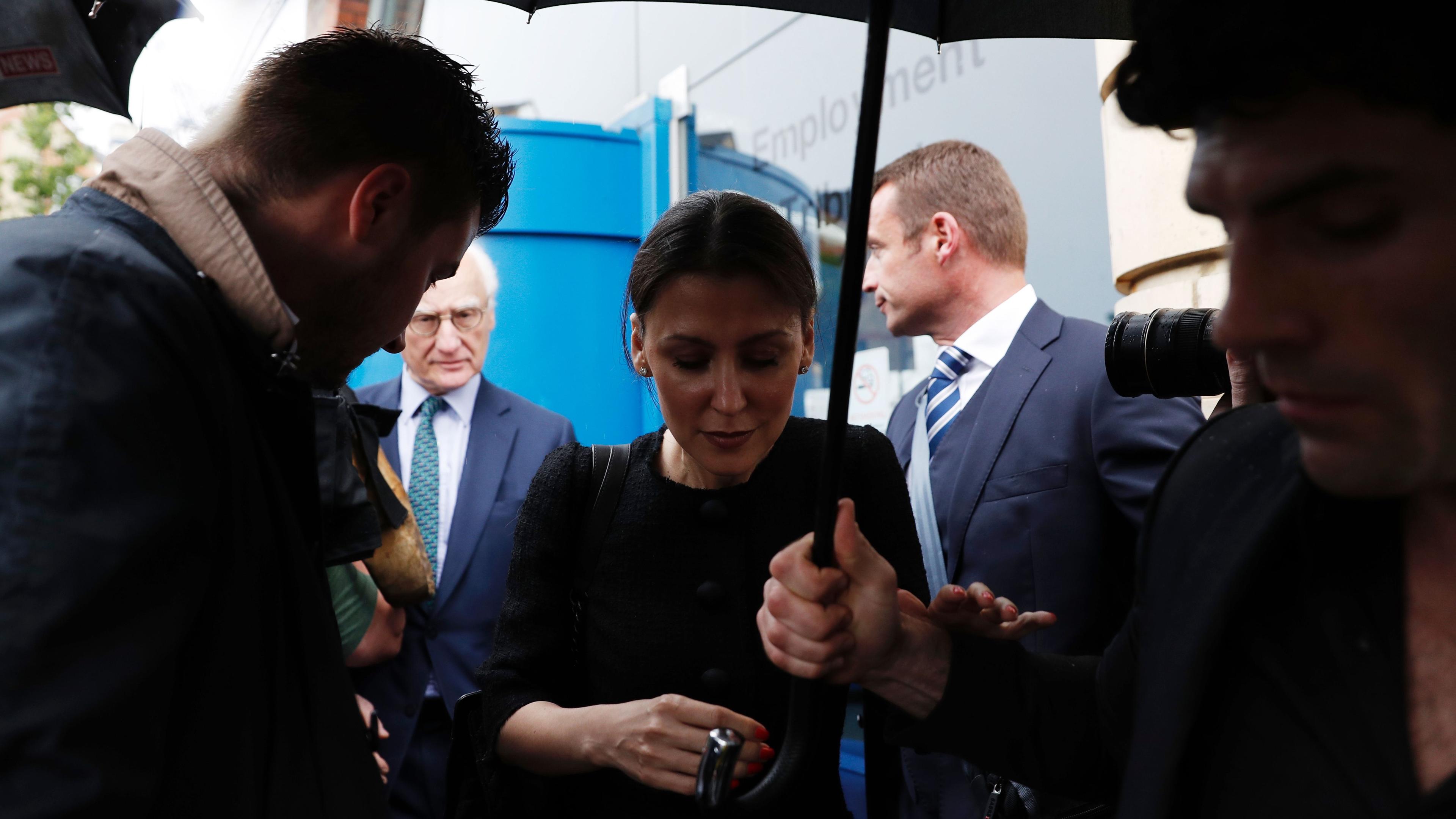 Marina Granovskaja var chef för Chelsea Football club under Roman Abramovitj ägarskap. Nu är hon i en rättssal och vittnar i en affär om pengar och hot från agenten Saif Rubie i samband med en övergång. Foto: Adrian Dennis/AFP/Getty Images