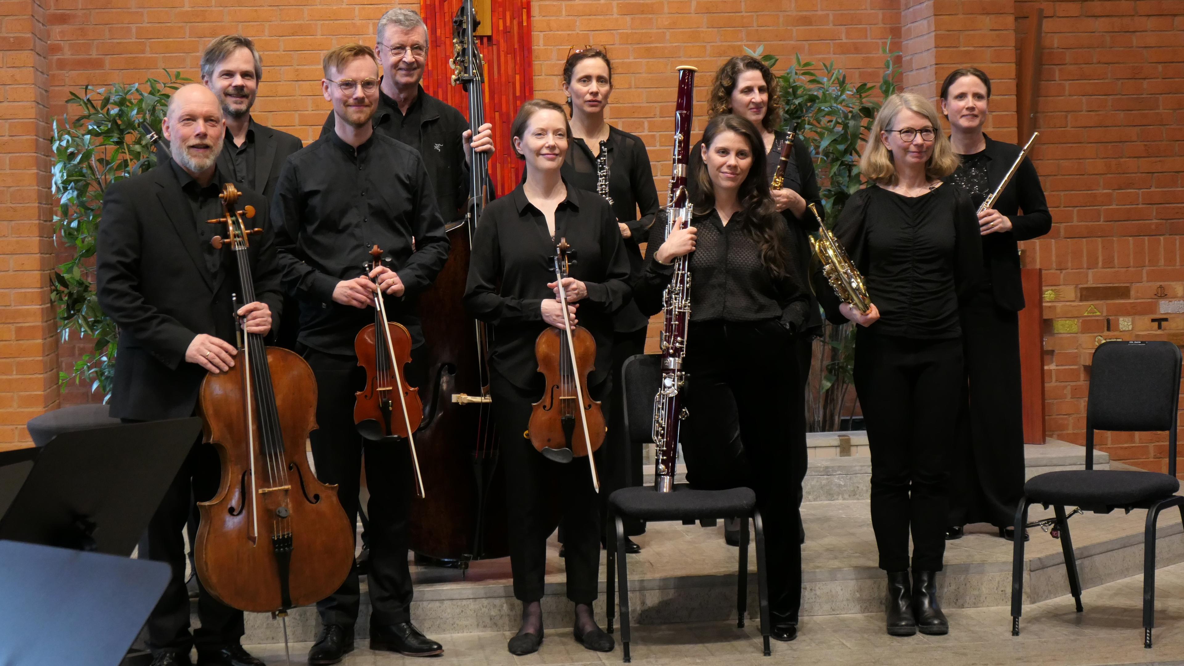 Publiken i Lidköping fick uppleva när musiker ur Göteborgs symfoniker levande framförde kammarmusikverk från två sekel. Foto: Jenny Ljungkvist