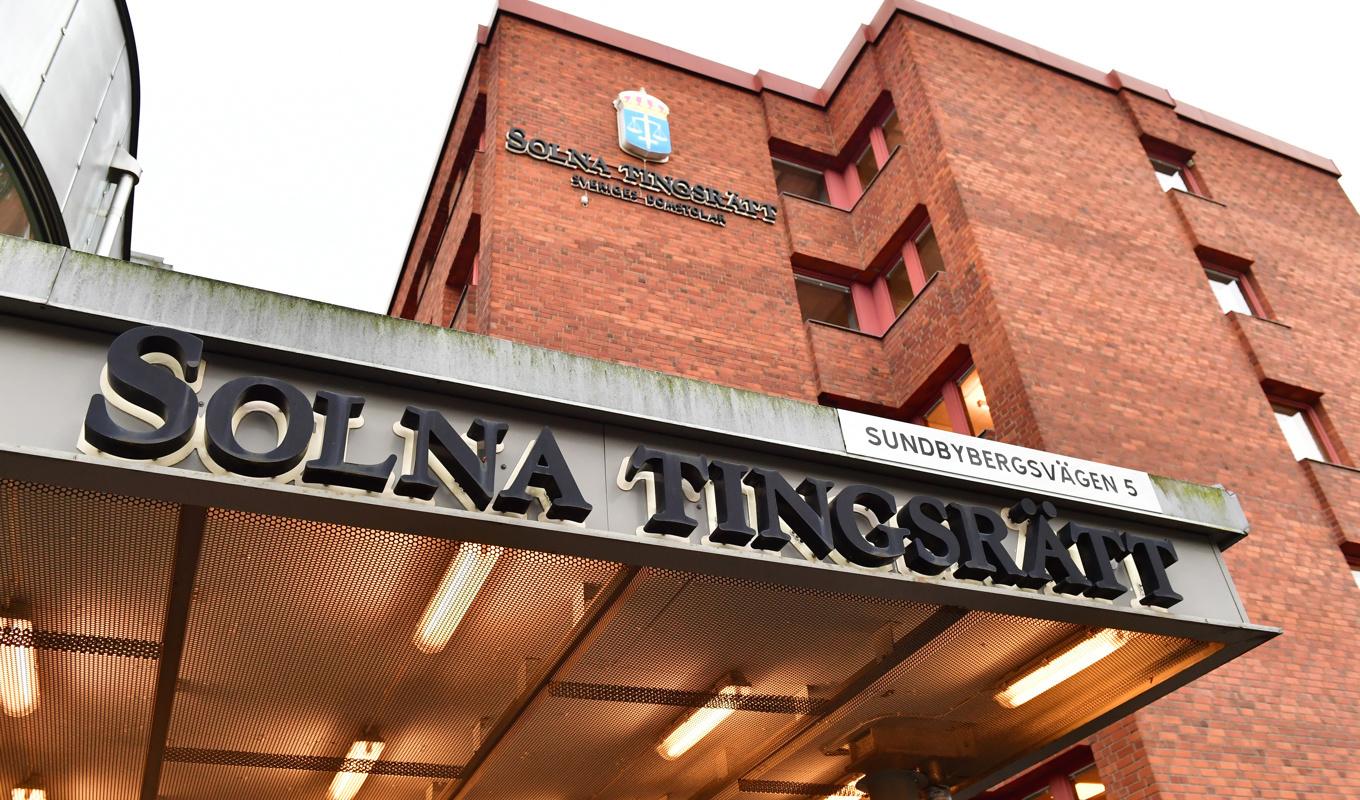 Sju personer har dömts vid Solna tingsrätt. Arkivbild. Foto: Jonas Ekströmer/TT